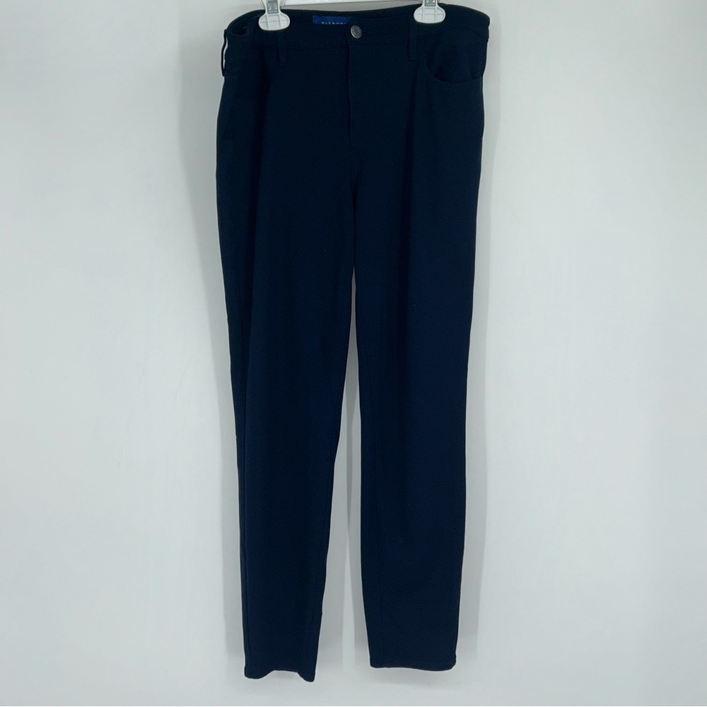 Talbots Blue Stretchy High Rise Legging Ankle Pants Size 8